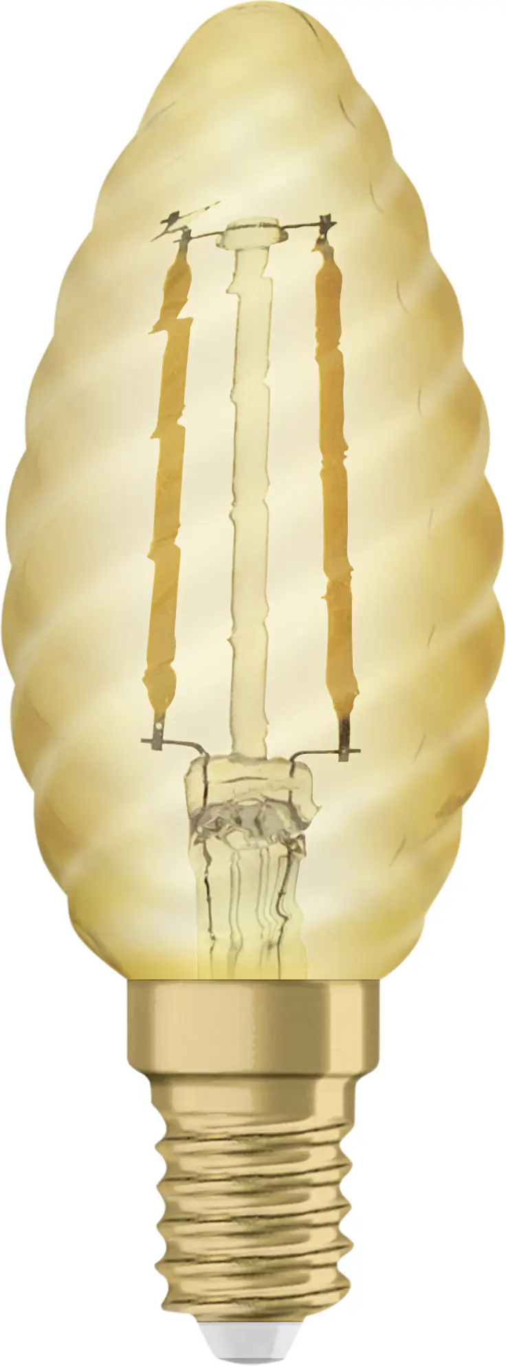 Osram LED Kerzenlampe Vintage 1906 E14 2,5W warmweiß, amber