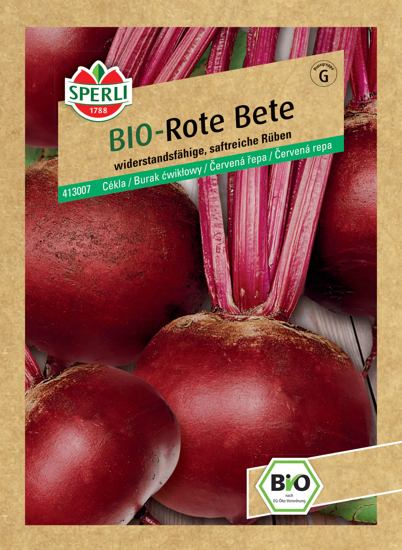 Sperli BIO Rote Bete Sperli BIO Rote Bete