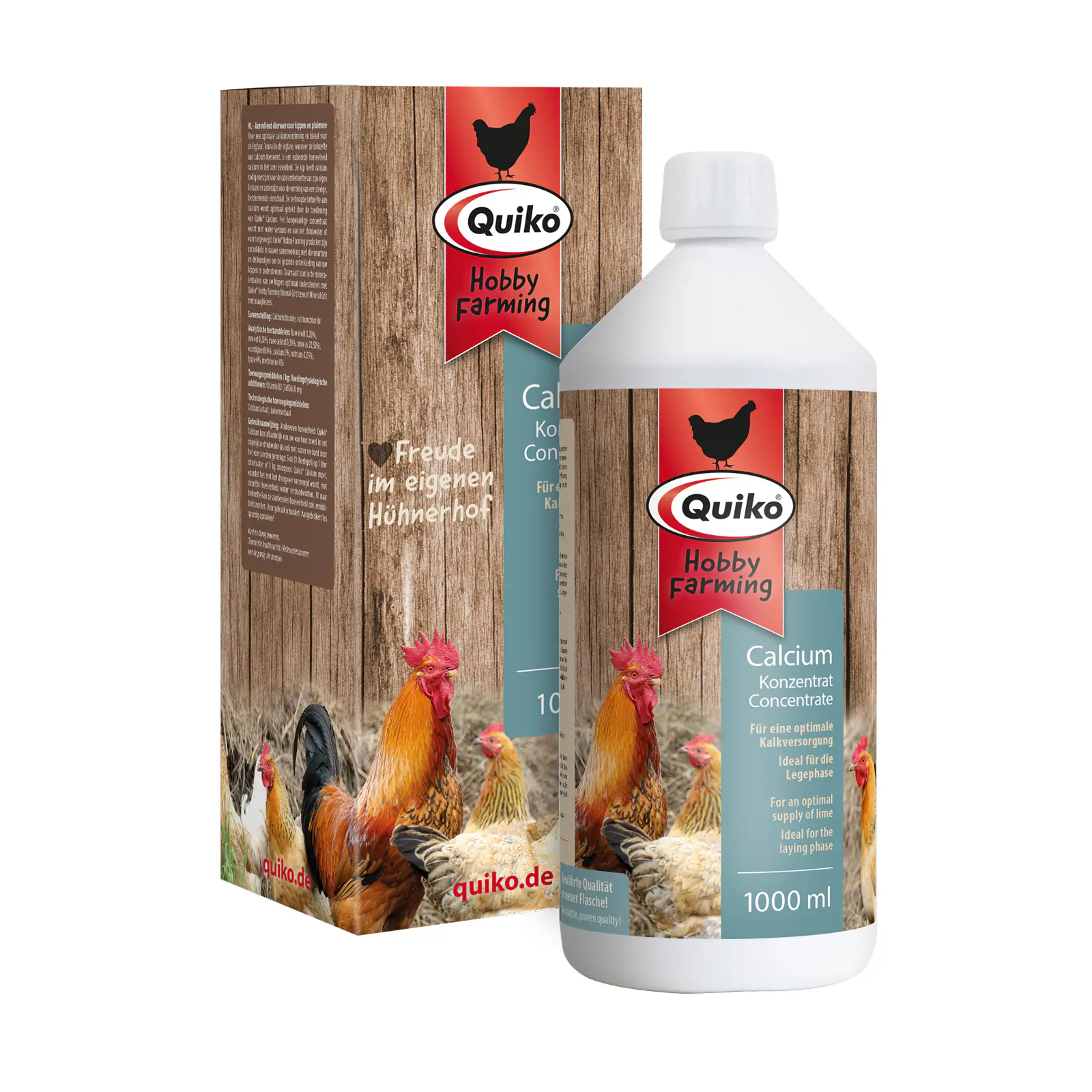 Quiko Hobbyfarming Calcium Konzentrat für Hühner und Geflügel 1 L