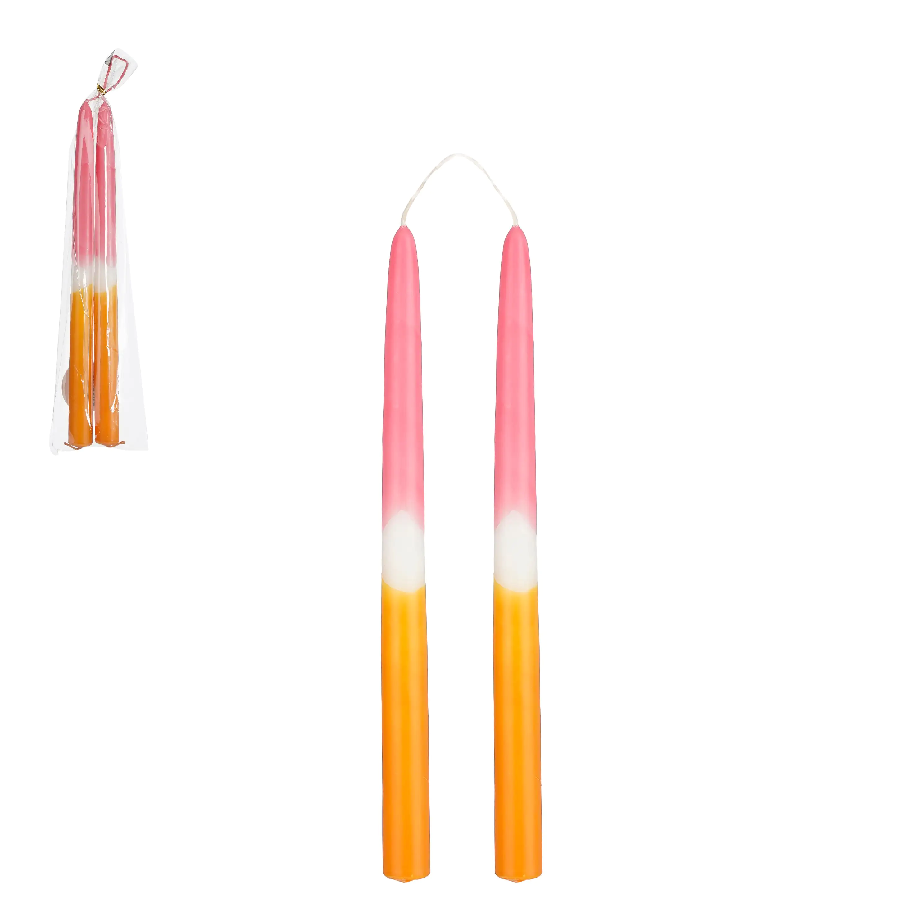 Mica Spitzkerzen Dip-dye dunkel rosa 2 Stück 2,2 x 30 cm Mica Spitzkerzen Dip-dye dunkel rosa 2 Stück 2,2 x 30 cm