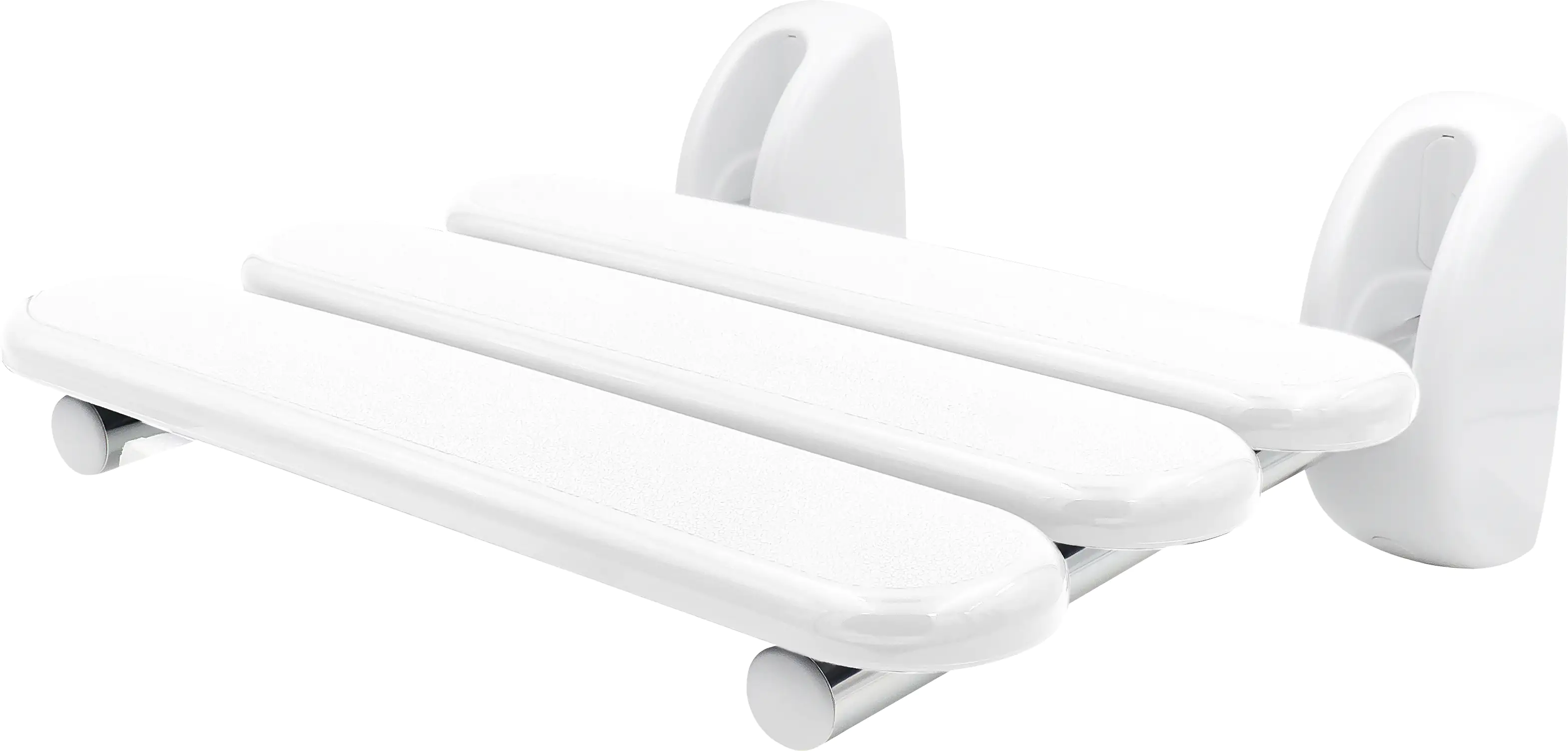 Ridder Dusch-Klappsitz Pro, weiß, PA / Aluminium