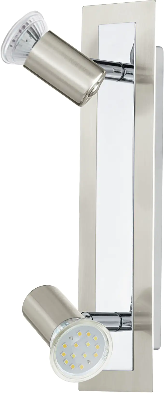 Eglo 2er LED Spot Rotello nickel-matt 28 x 7 cm GU10