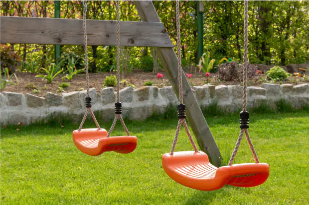 Eigener Spielplatz im Garten