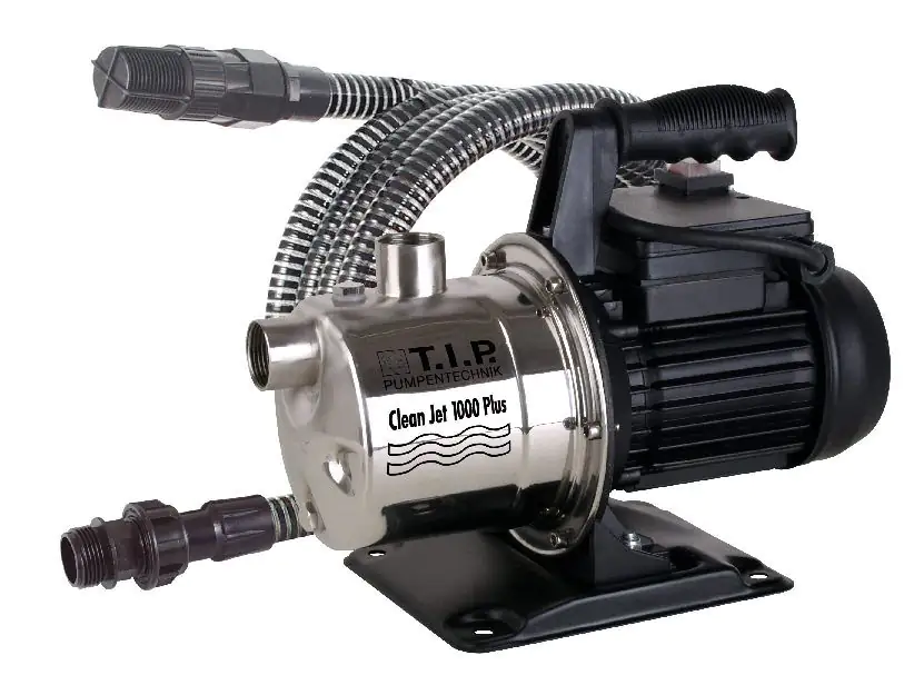 T.I.P. Gartenpumpe Cleanjet 1000 Plus mit Kit Fördermenge: 3.300 l/h, 800 W