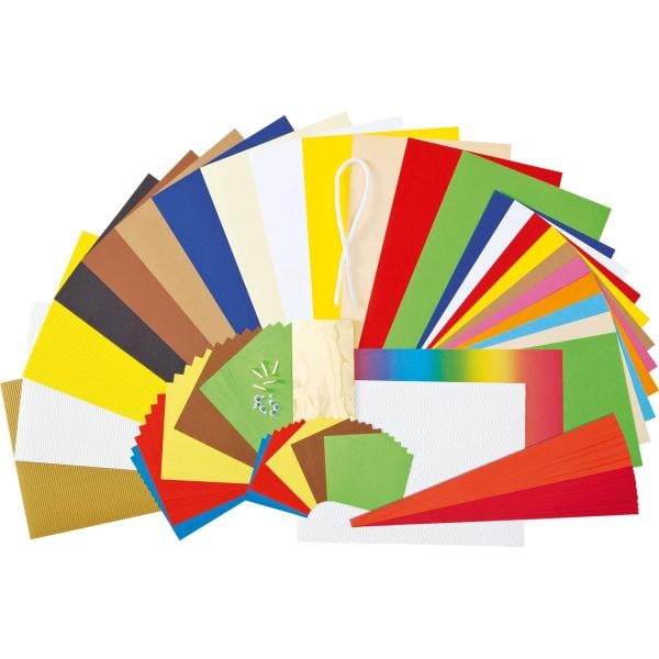 Glorex Bastelpapier-Koffer 110-teilig