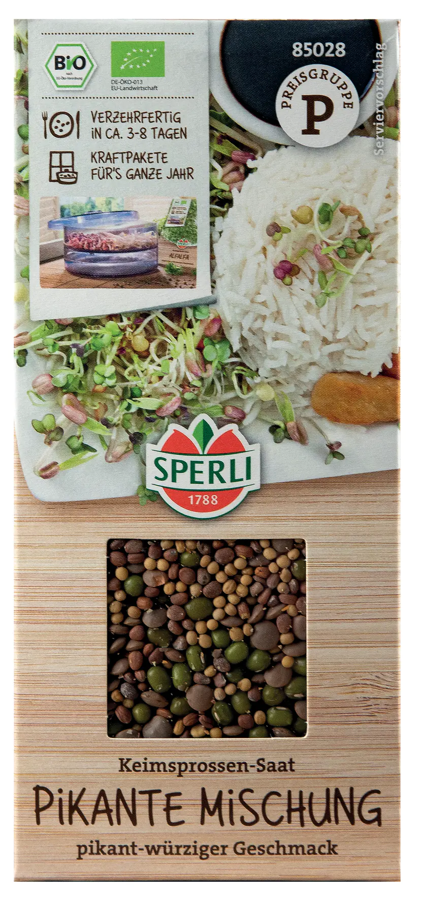 Sperli BIO Keimsprossen-Saat Pikante Mischung