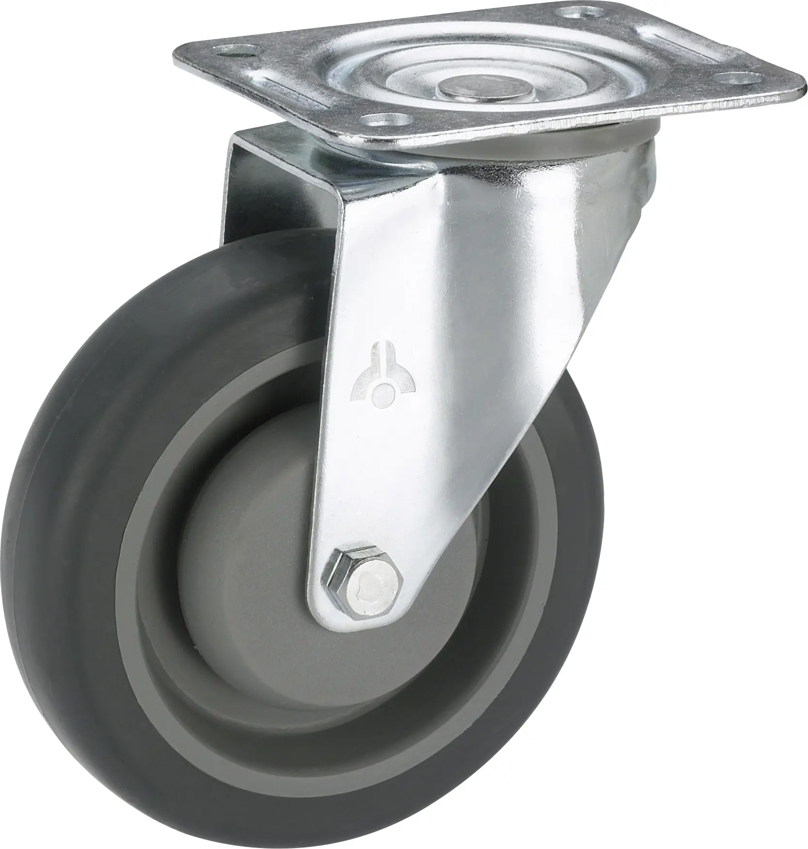 Geräte-Lenkrolle 80 x 32 mm Tragkr. 140 kg