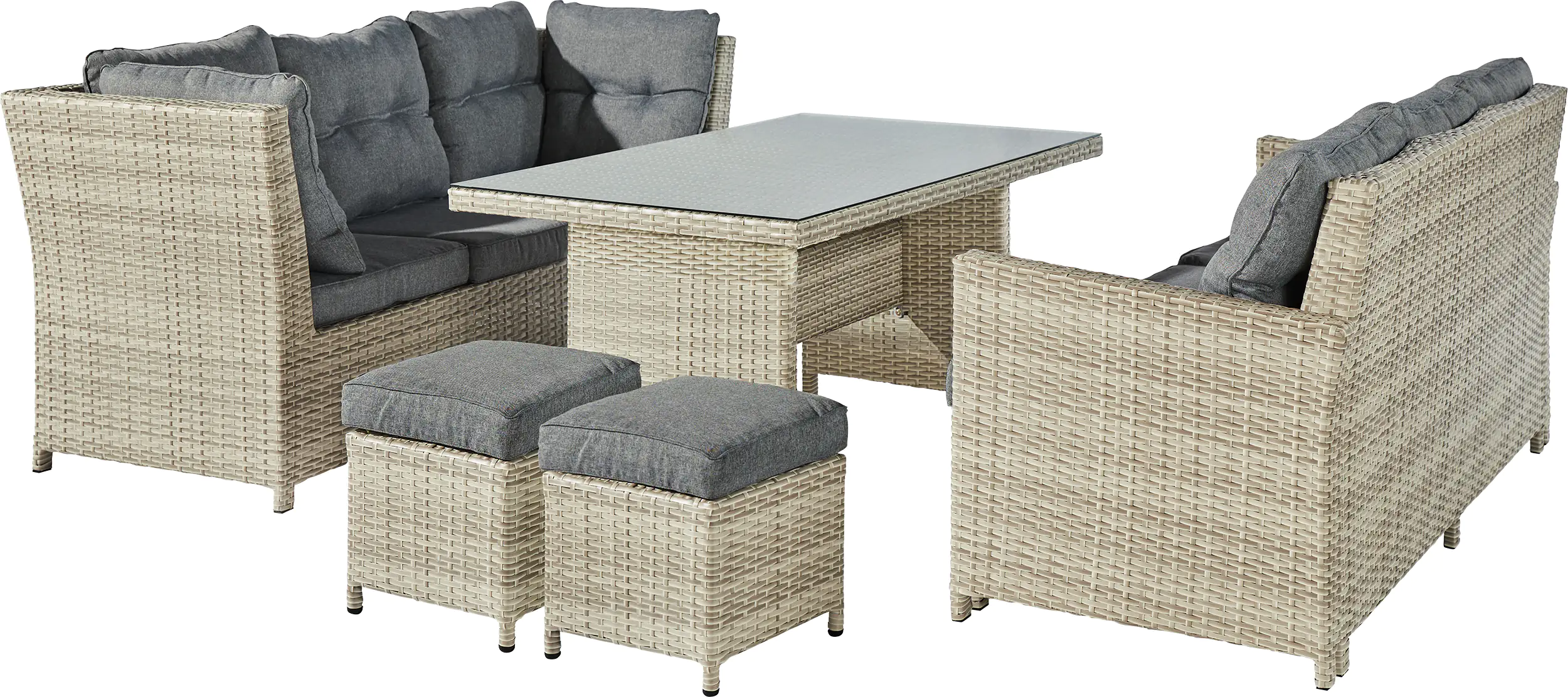 TrendLine Dining Lounge Set Caldera Basic inkl. Auflagen