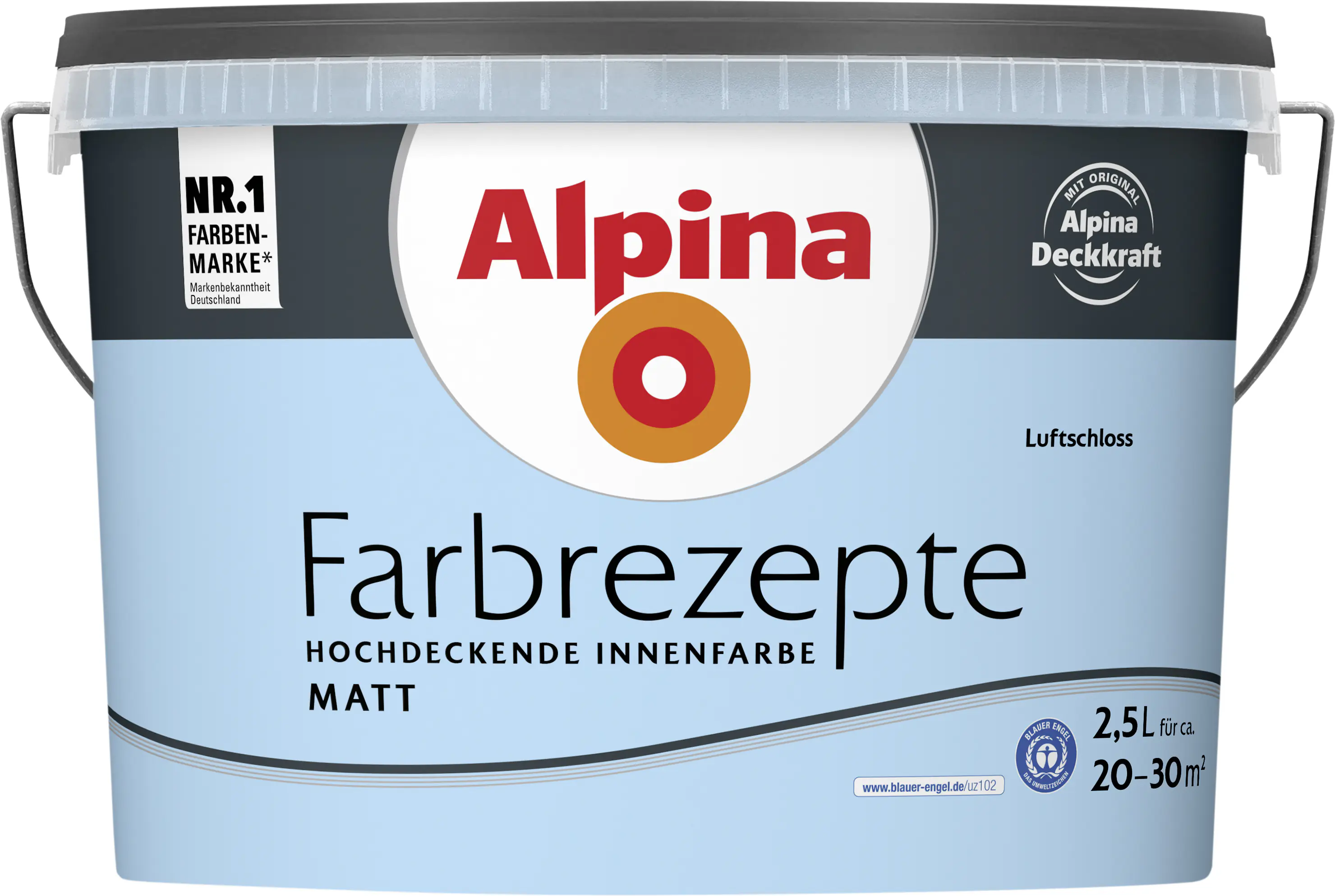 Alpina Farbrezepte Wandfarbe Luftschloss matt 2,5 L