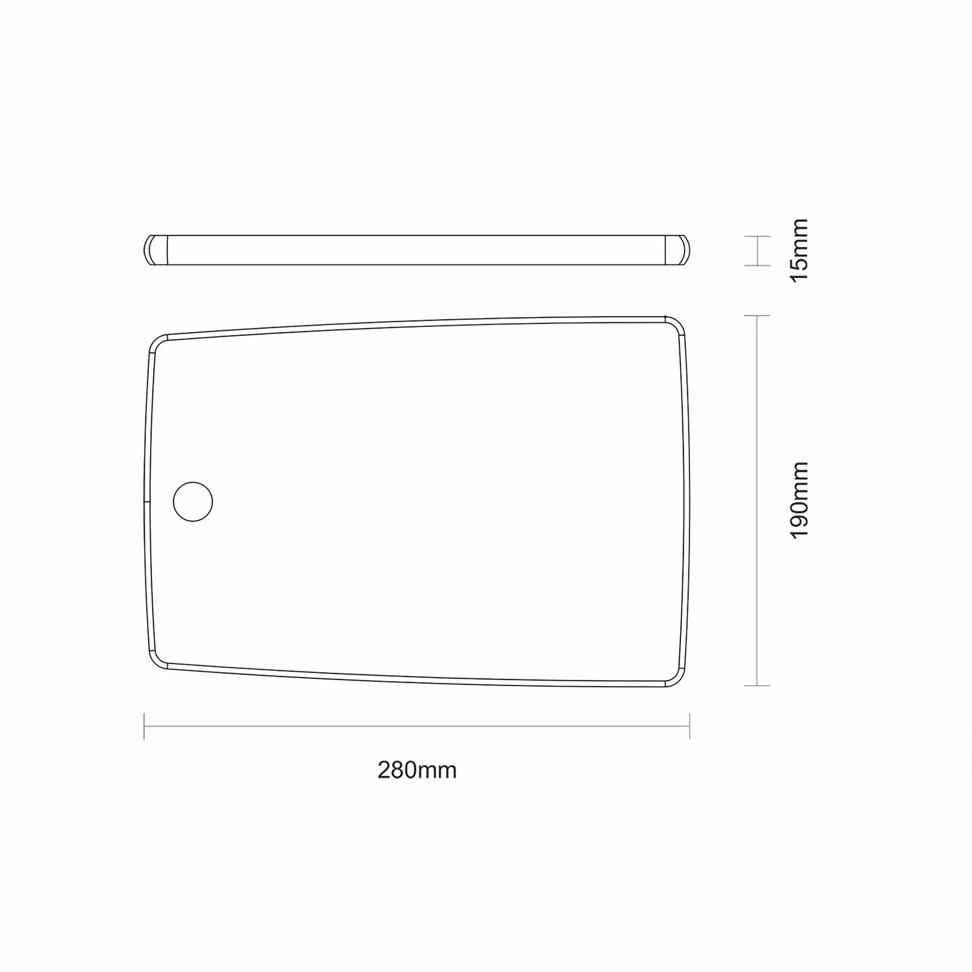 Tramontina Landhaus Schneidebrett 28 x 19 cm