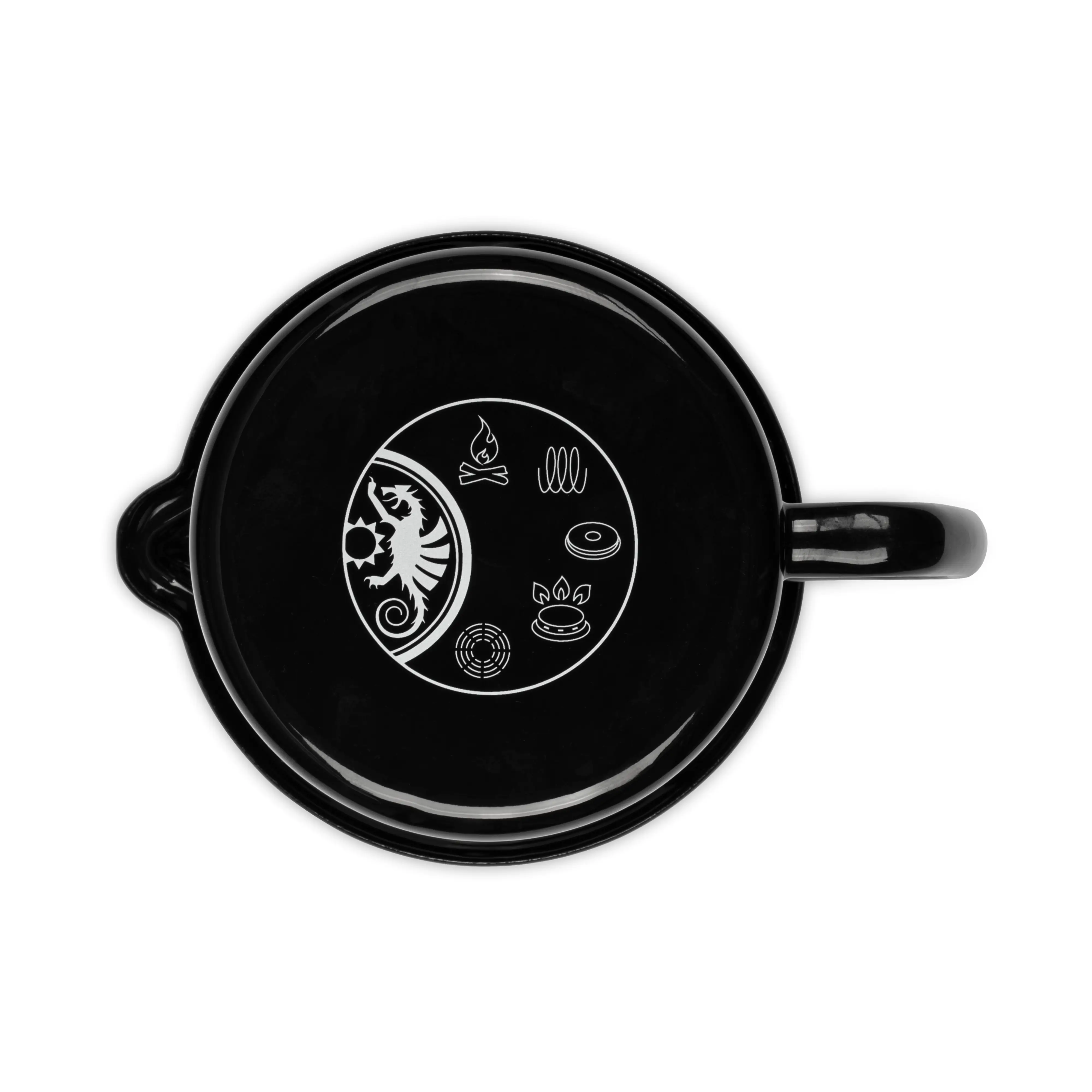 Petromax Milchtopf Emaille 1 Liter schwarz