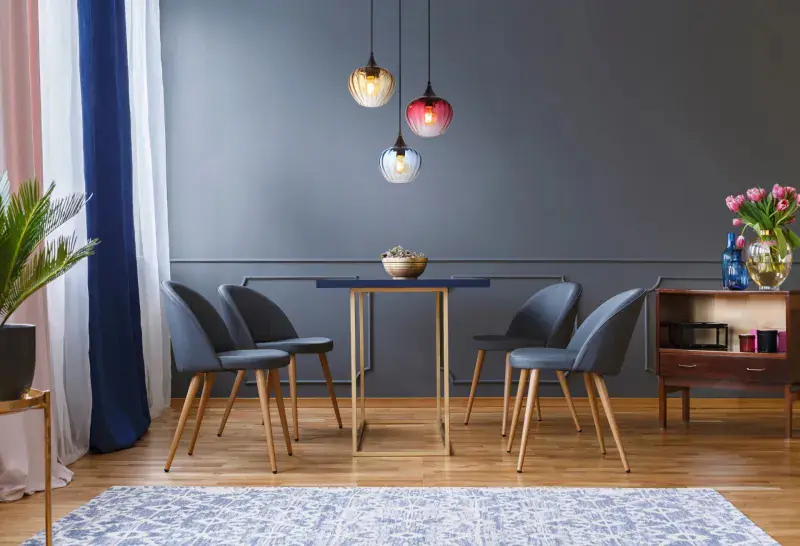 Globo Hängeleuchte Sander 45 x 150 cm (Ø x H) bunt matt