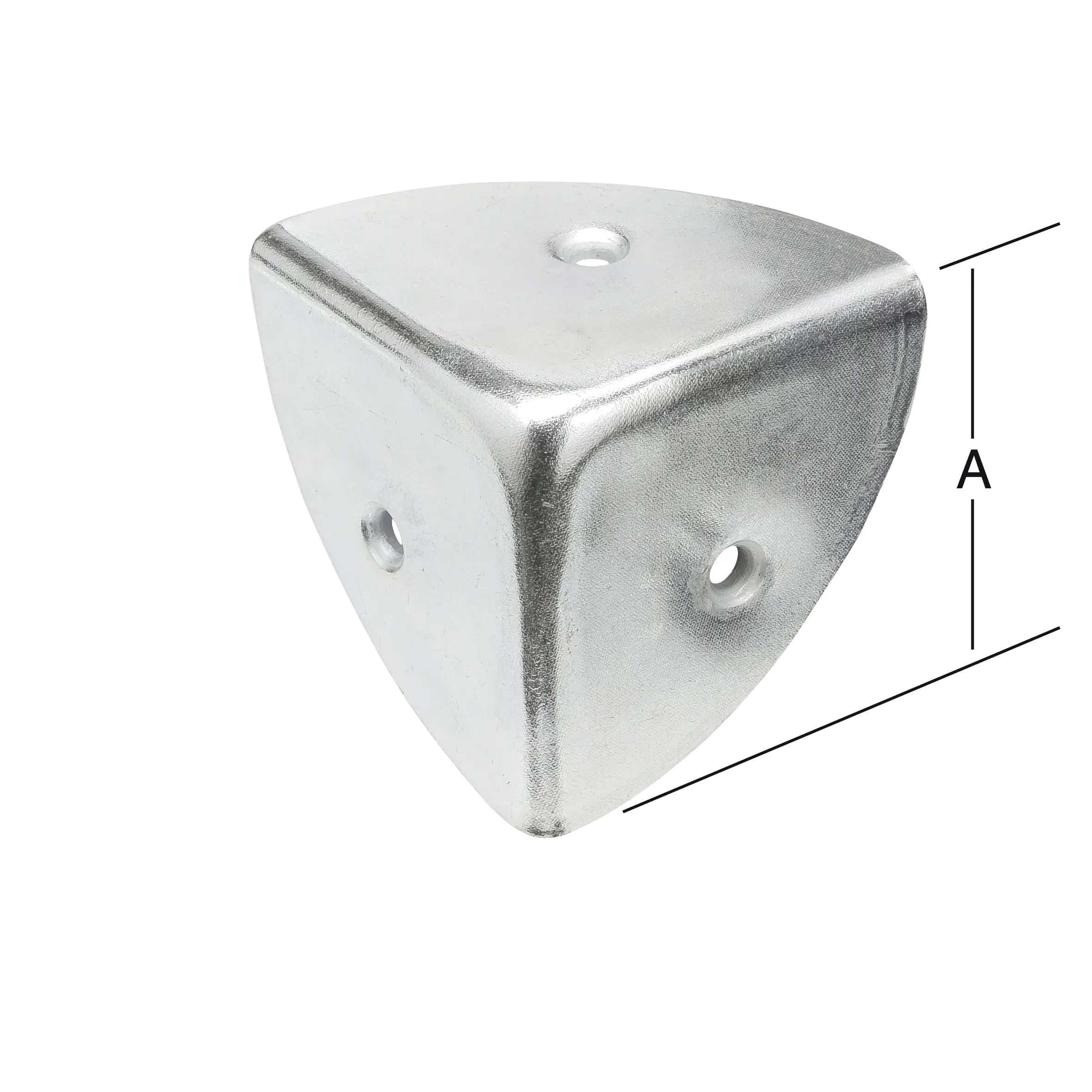 Vormann Kistenecken verzinkt 45 mm