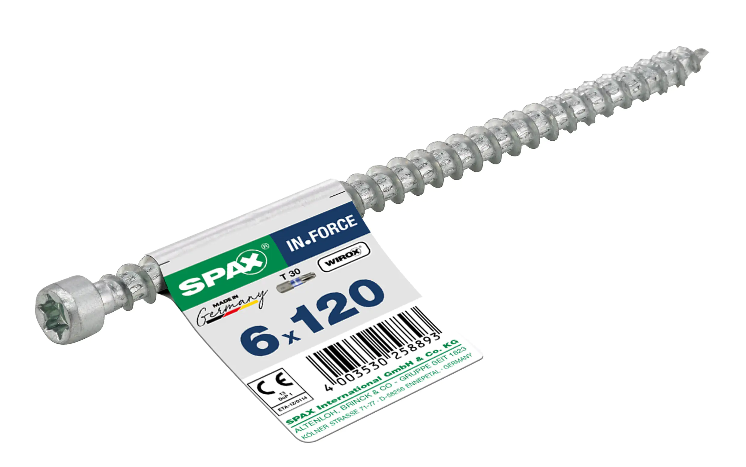 Spax Holzbauschrauben 6.0 x 120 mm TX 30 - 1 Stk.