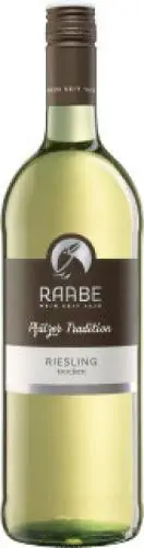 Raabe Weißwein Riesling vegan Pfälzer Tradition trocken 1,0l