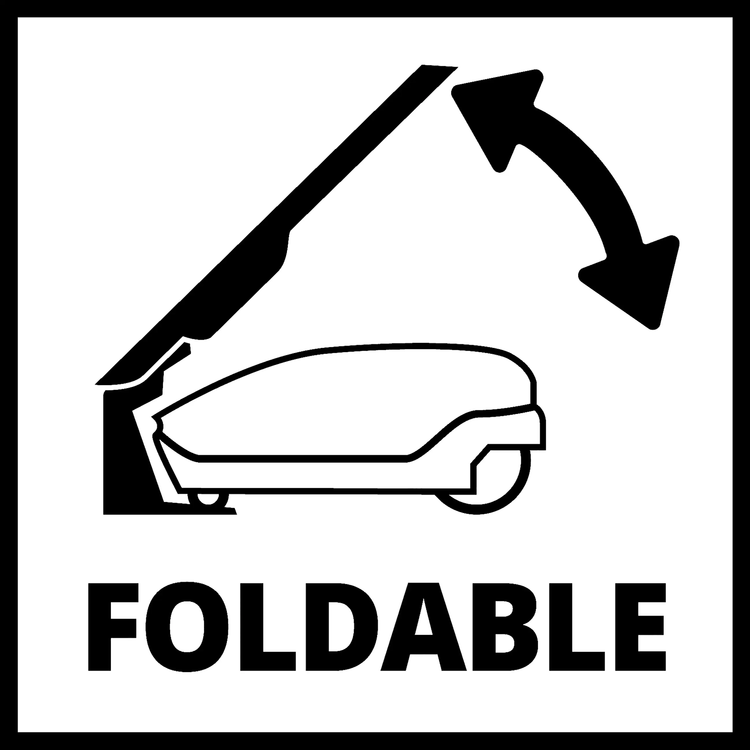 Einhell Mähroboter Garage mit klappbarem Deckel