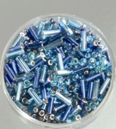 Glorex Rocailles + Glorex Stifte 6 mm 17 g, mix