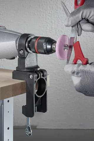 Wolfcraft Kombihalter Kunststoff für Bohrmaschine
