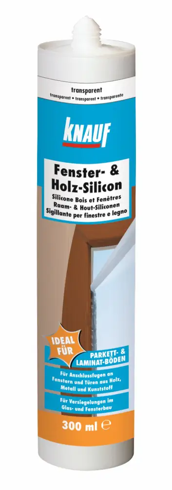 Knauf Fenster und Holz Silikon buche 300 ml