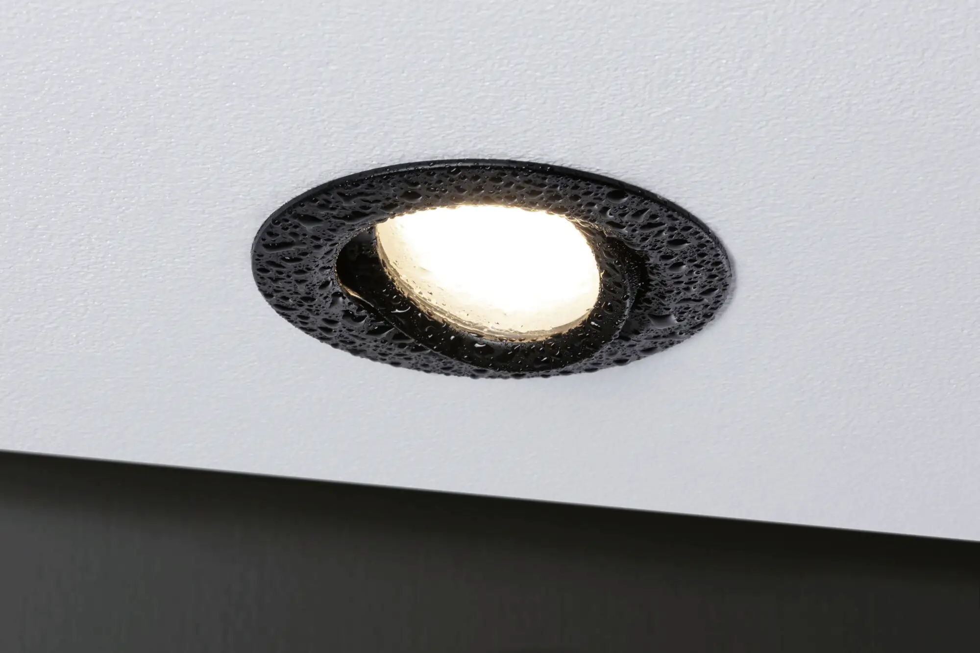 Paulmann LED Einbauleuchte Nova 3er-Set schwarz matt schwenkbar Ø 9,3 cm  Paulmann LED Einbauleuchte Nova 3er-Set schwarz matt schwenkbar Ø 9,3 cm