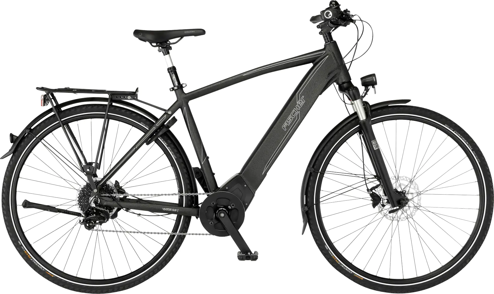 Fischer E-Bike Trekking Viator 6.0i Herren 28 Zoll 10-Gang 504 Wh grau Fischer E-Bike Trekking Viator 6.0i Herren 28 Zoll 10-Gang 504 Wh grau