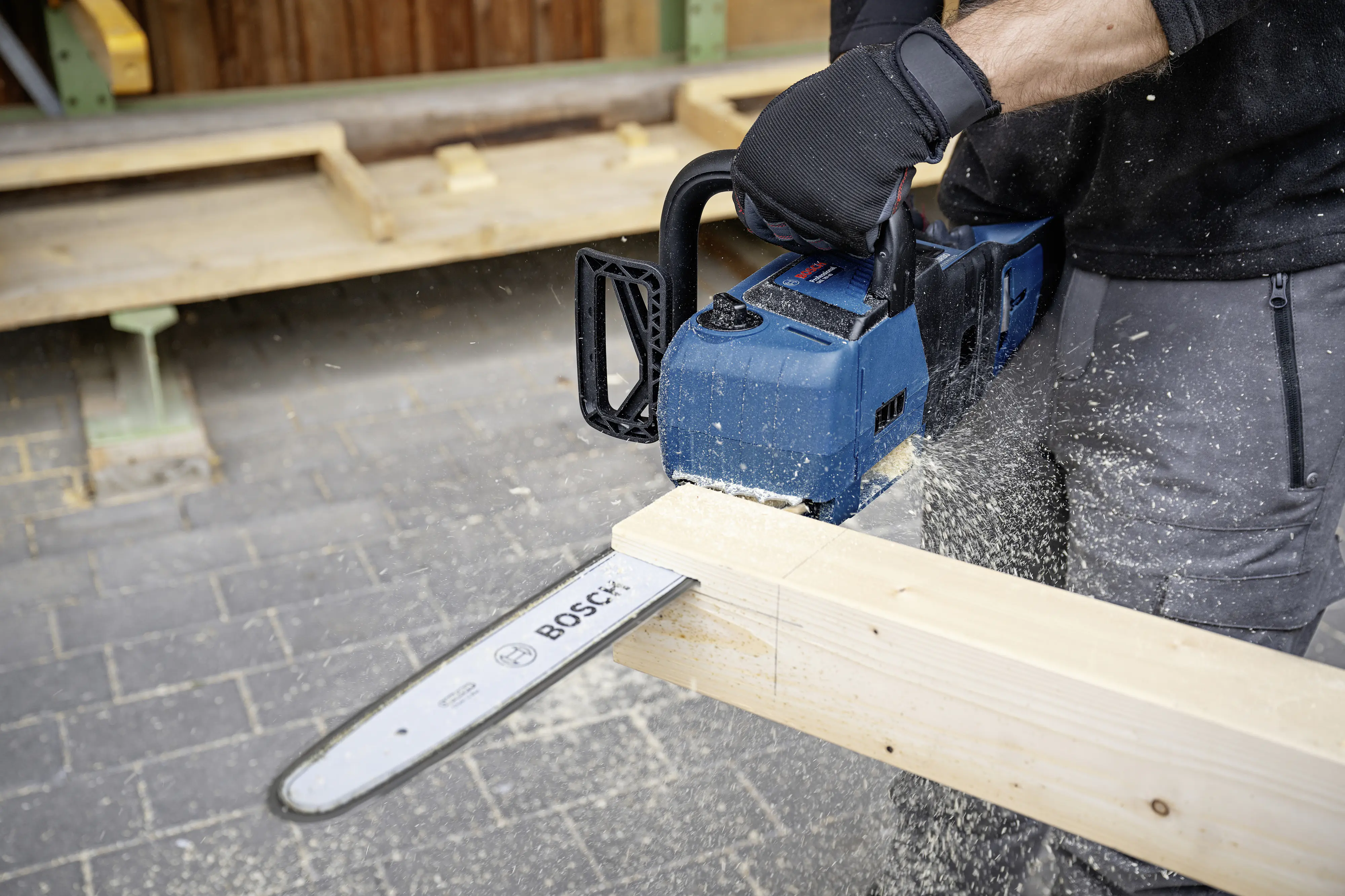 Bosch Professional Akku-Kettensäge Bosch GKE 18-40, solo