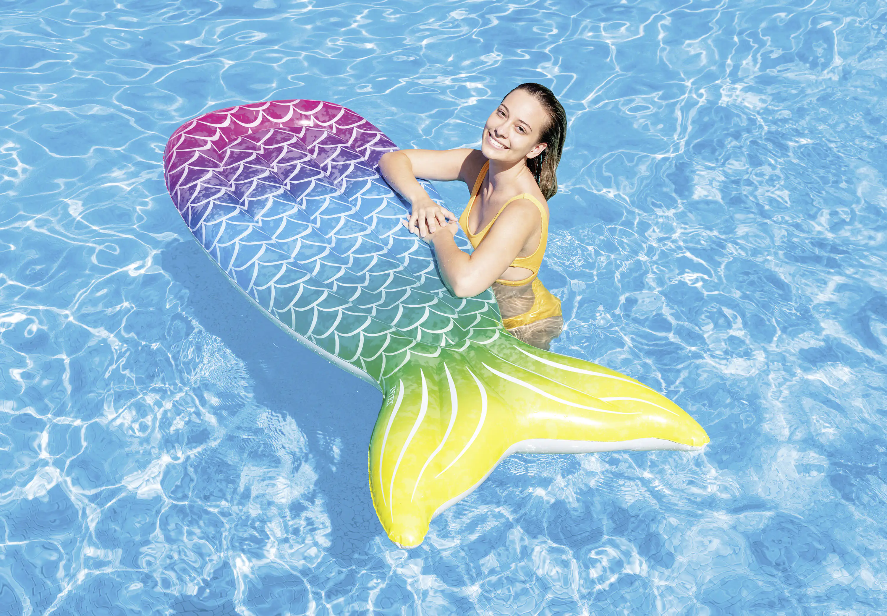 Intex Luftmatratze Mermaid Tail Float Intex Luftmatratze Mermaid Tail Float