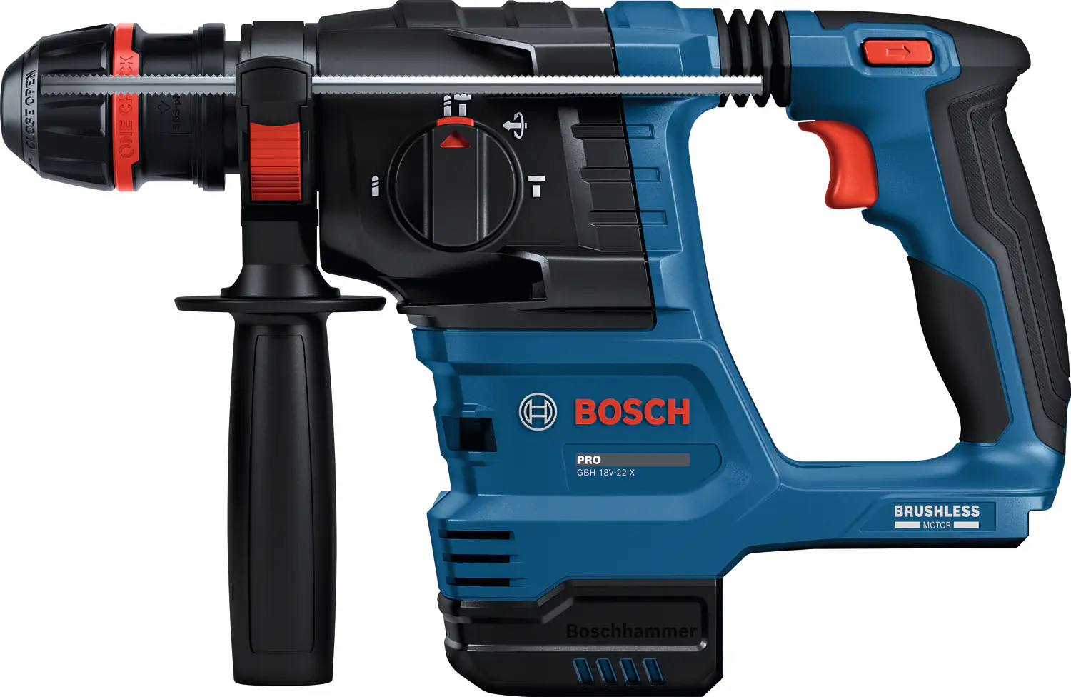 Bosch Professional Akku-Bohrhammer GBH 18V-22 X Solo
