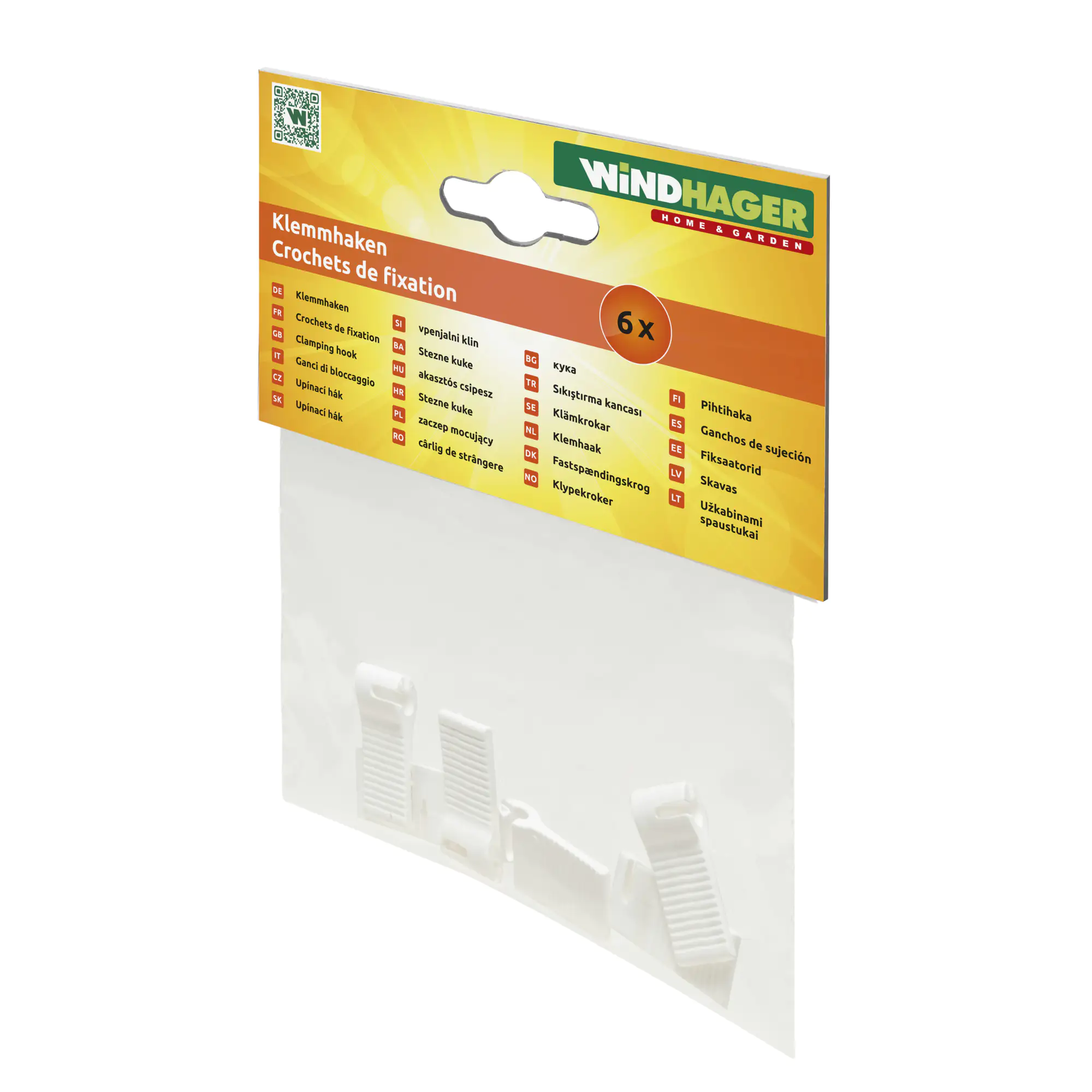 Windhager Klemmhaken 6 Stk.