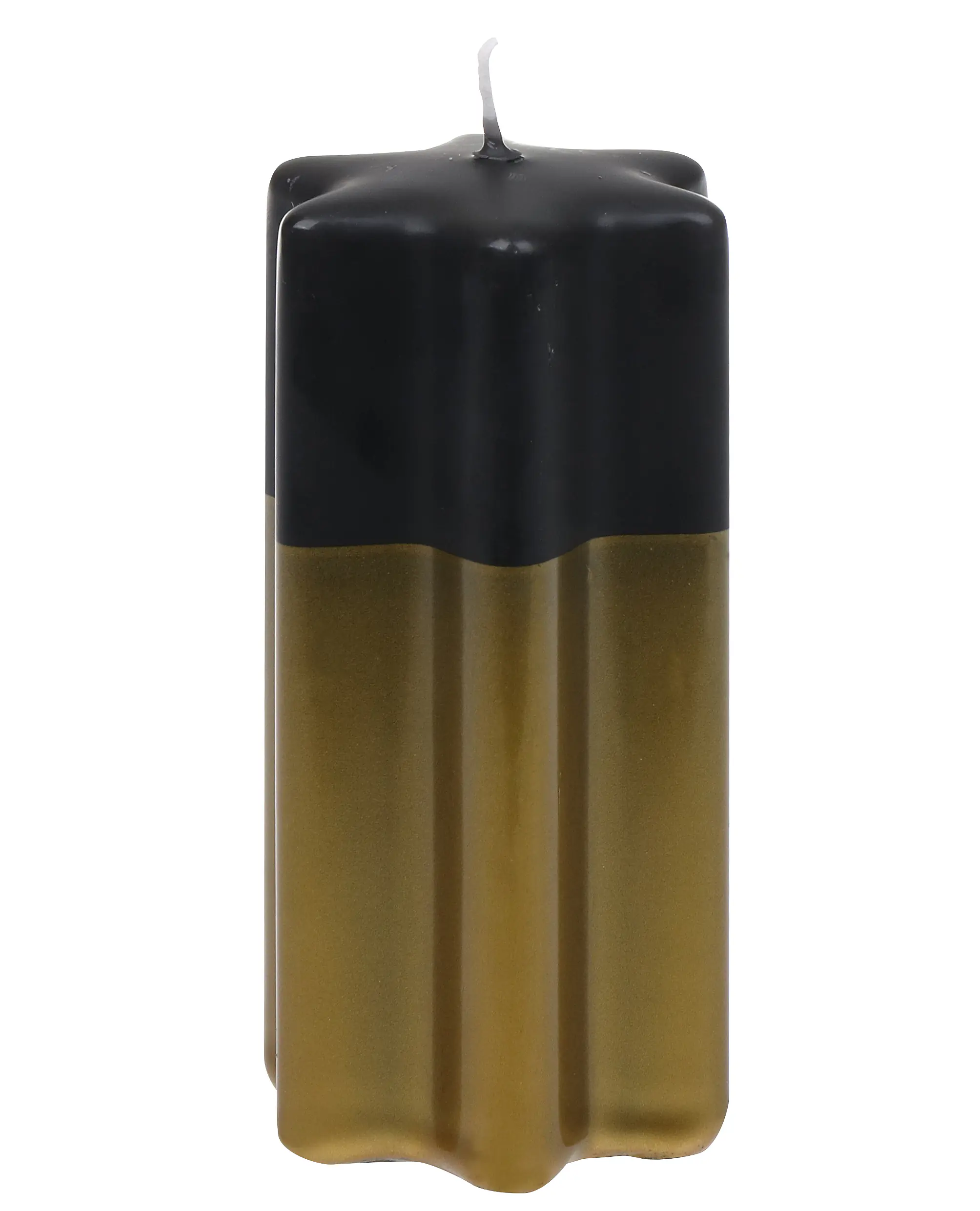 Steinhart Kerze Stern Christine 6 x 12 cm schwarz    