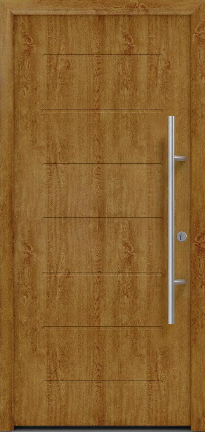EcoStar Haustür ISOPRO Secur IPS 015 RC2 golden oak 110 x 210 cm EcoStar Haustür ISOPRO Secur IPS 015 RC2 golden oak 110 x 210 cm