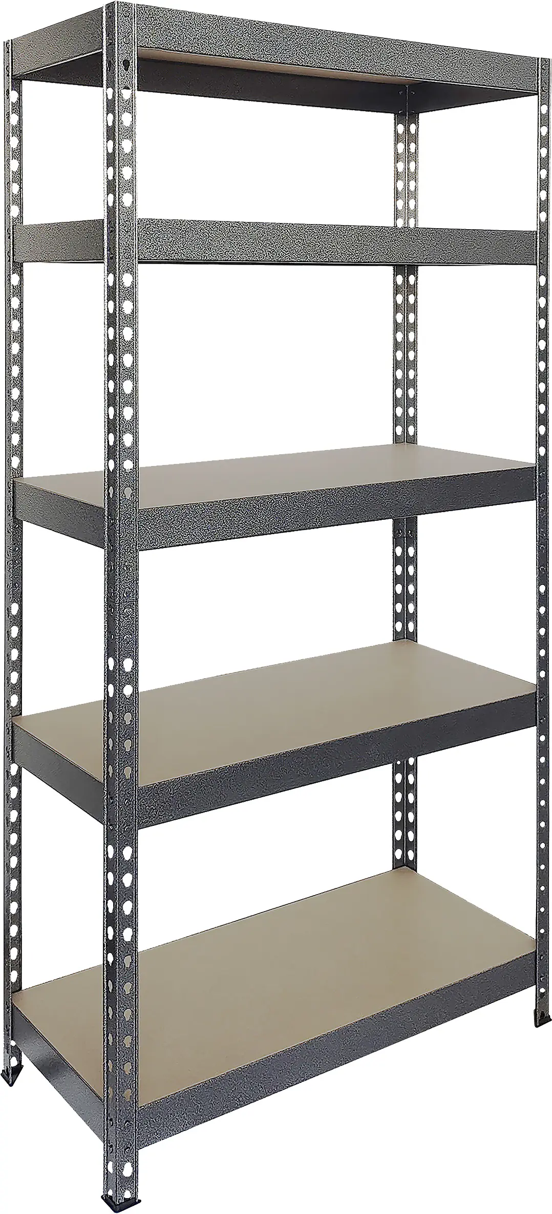 Primaster Schwerlastregal Stahl 180 x 90 x 40 cm 5 Holzböden 875 kg