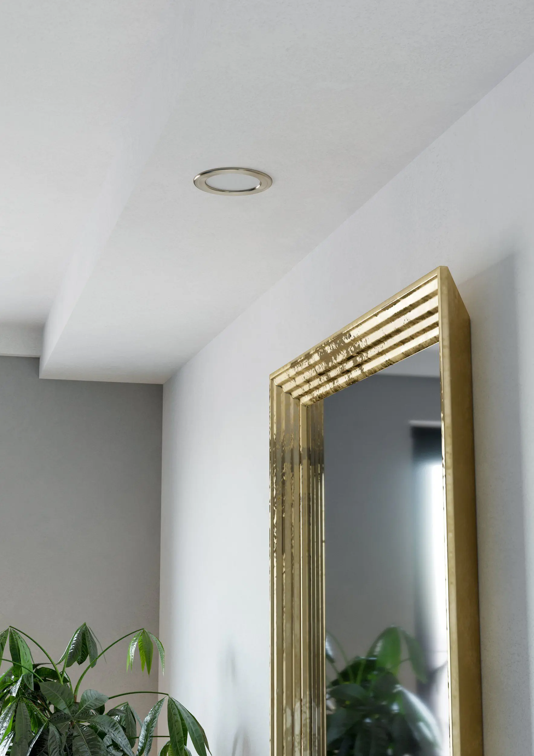 Eglo LED Einbauleuchte Fueva 6-Z nickel-matt Ø 12 cm RGB dimmbar