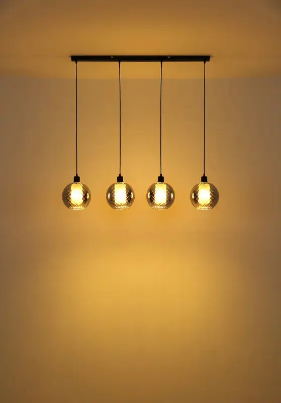 Globo Hängeleuchte Ulf 110 x 120 cm (L x H)  schwarz matt