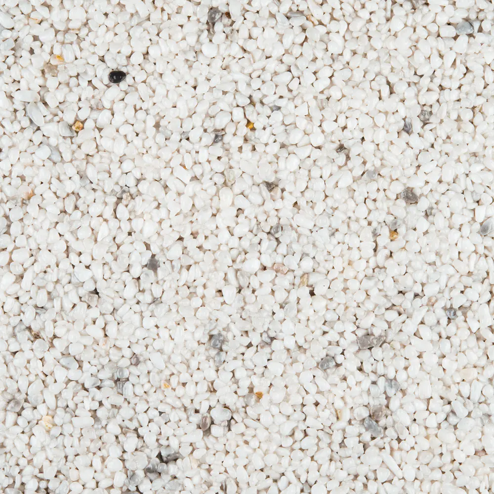 RAVELLO Steinteppich Wand Indoor/Outdoor Körnung Fein Farbe weiss 16,5 kg Set