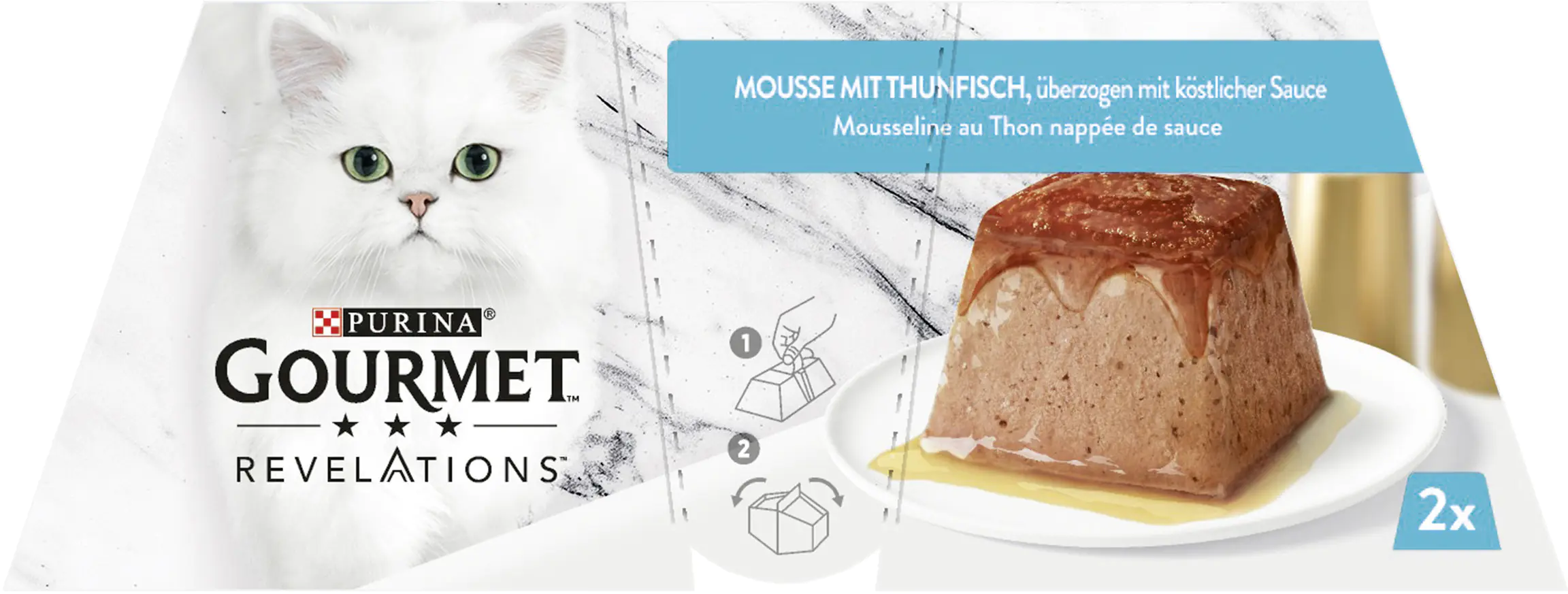 Gourmet Revelations Katzenfutter Mousse mit Thunfisch 2 x 57 g Gourmet Revelations Katzenfutter Mousse mit Thunfisch 2 x 57 g