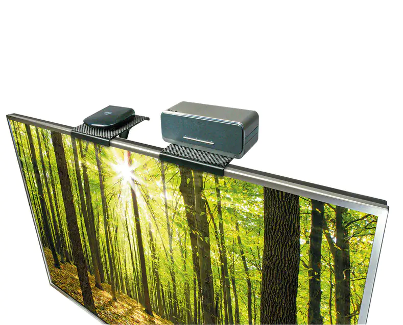 Schwaiger TV Ablageaufsatz schwarz 2x 6 Zoll, belastbar bis 6,5 kg Schwaiger TV Ablageaufsatz schwarz 2x 6 Zoll, belastbar bis 6,5 kg