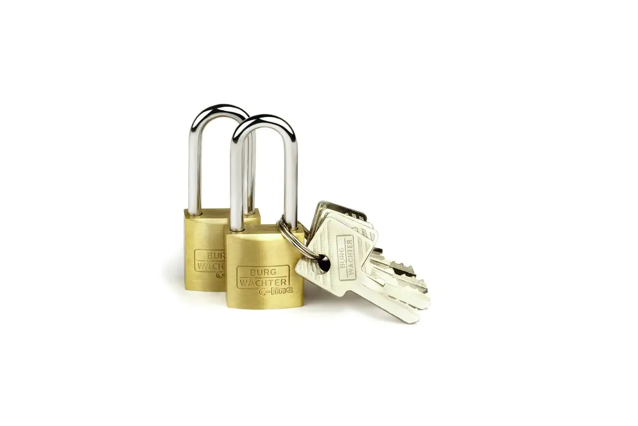 Burg Wächter Vorhängeschloss- Set C-Line 10.0 x 26.0 mm - 2 Stück