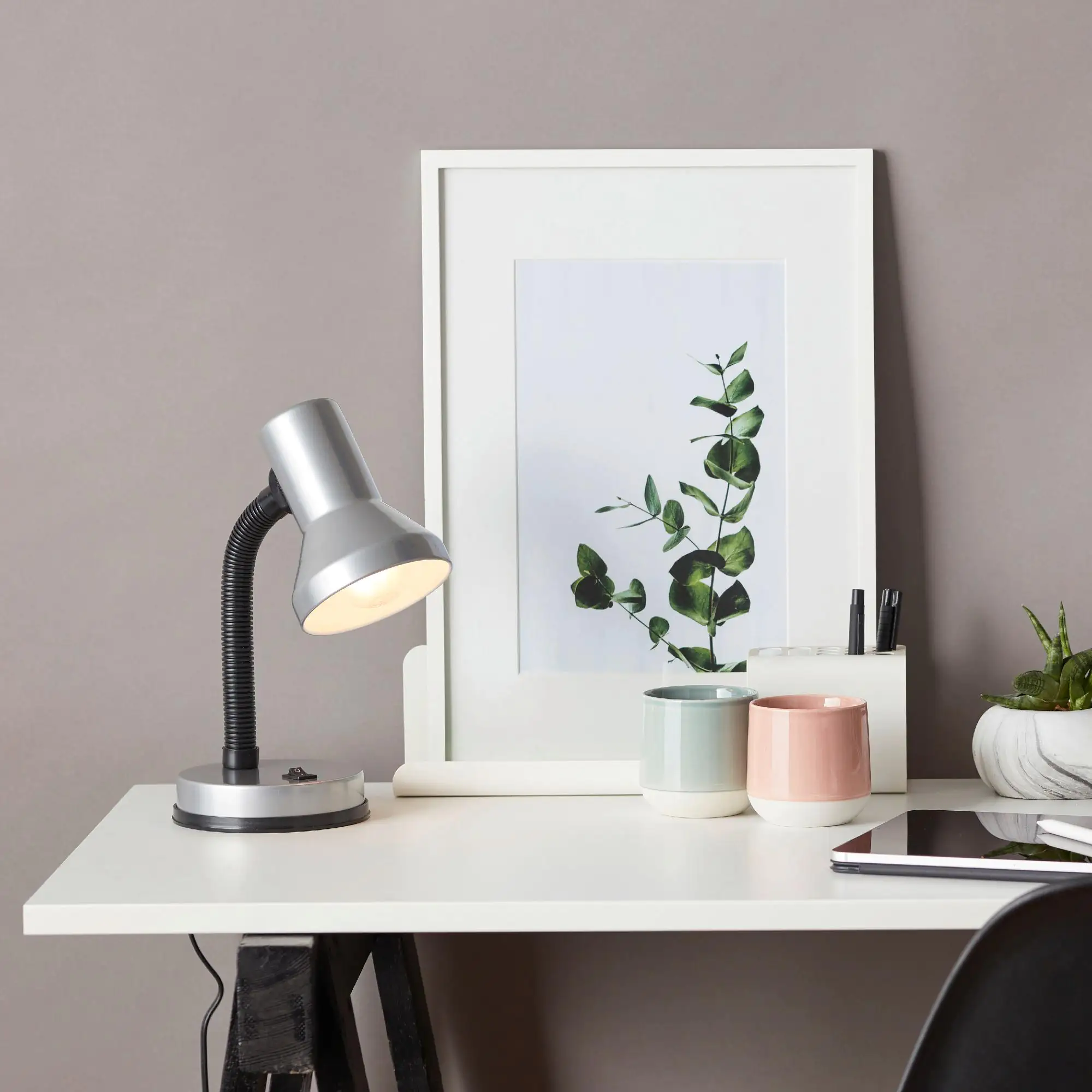 Brilliant Tischleuchte Junior 30 x 13 cm E27, max. 40 W, mit Flexarm