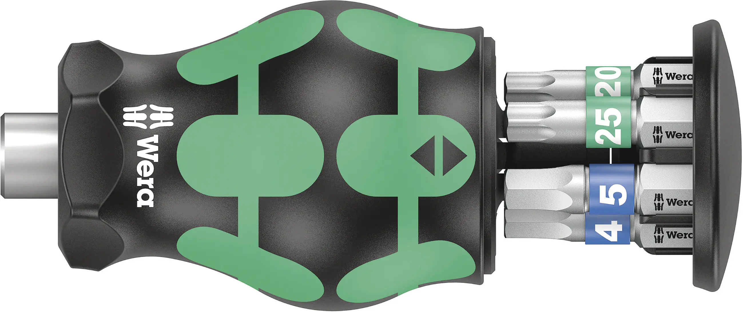 Wera Schraubendreher Stubby mit Magazin-Bithalter 6-teilig