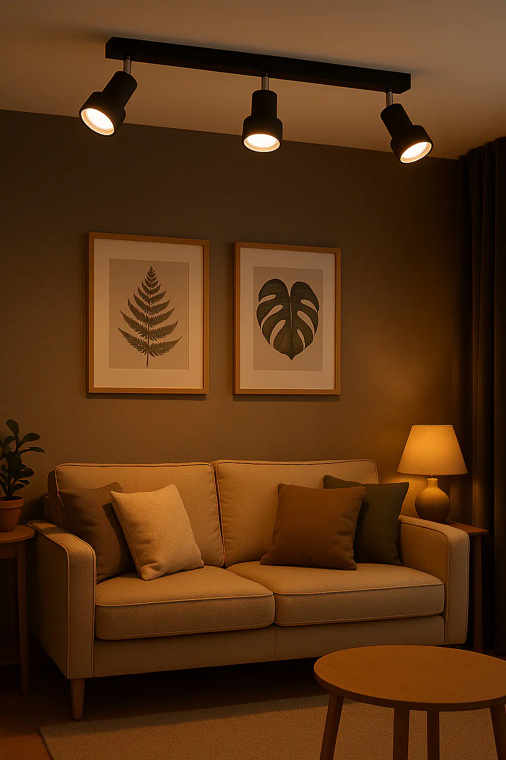 Primaster Deckenstrahler 3er LED Spot Chicago GU10 36 x 8 cm schwarz