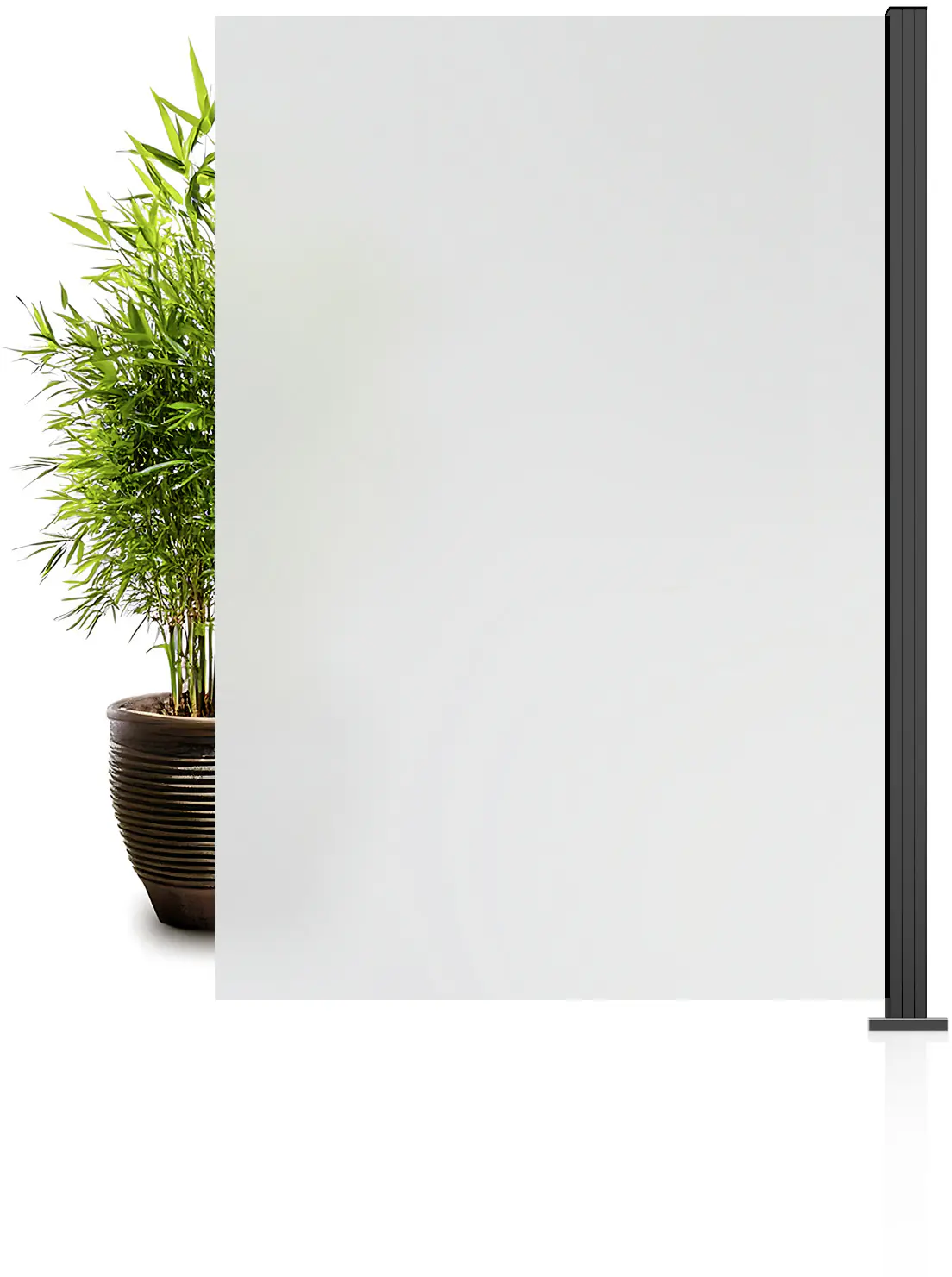 Ambiente Glaszaun Erweiterungsset Klarglas mit Siebdruck 187 x 124,2 cm anthrazit Ambiente Glaszaun Erweiterungsset Klarglas mit Siebdruck 187 x 124,2 cm anthrazit