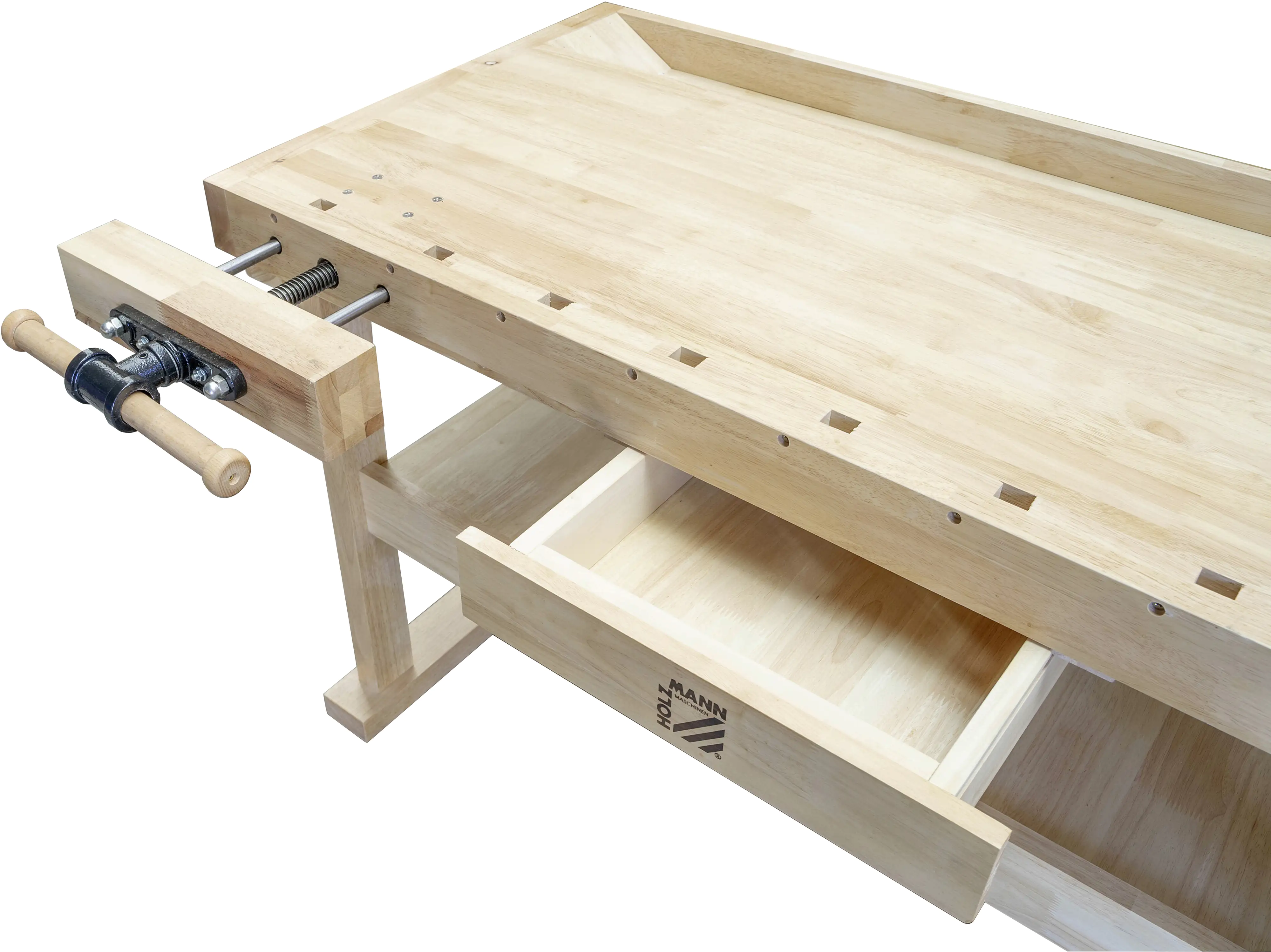 Holzmann Werkbank WB160L inkl. 2 Metallbankhaken