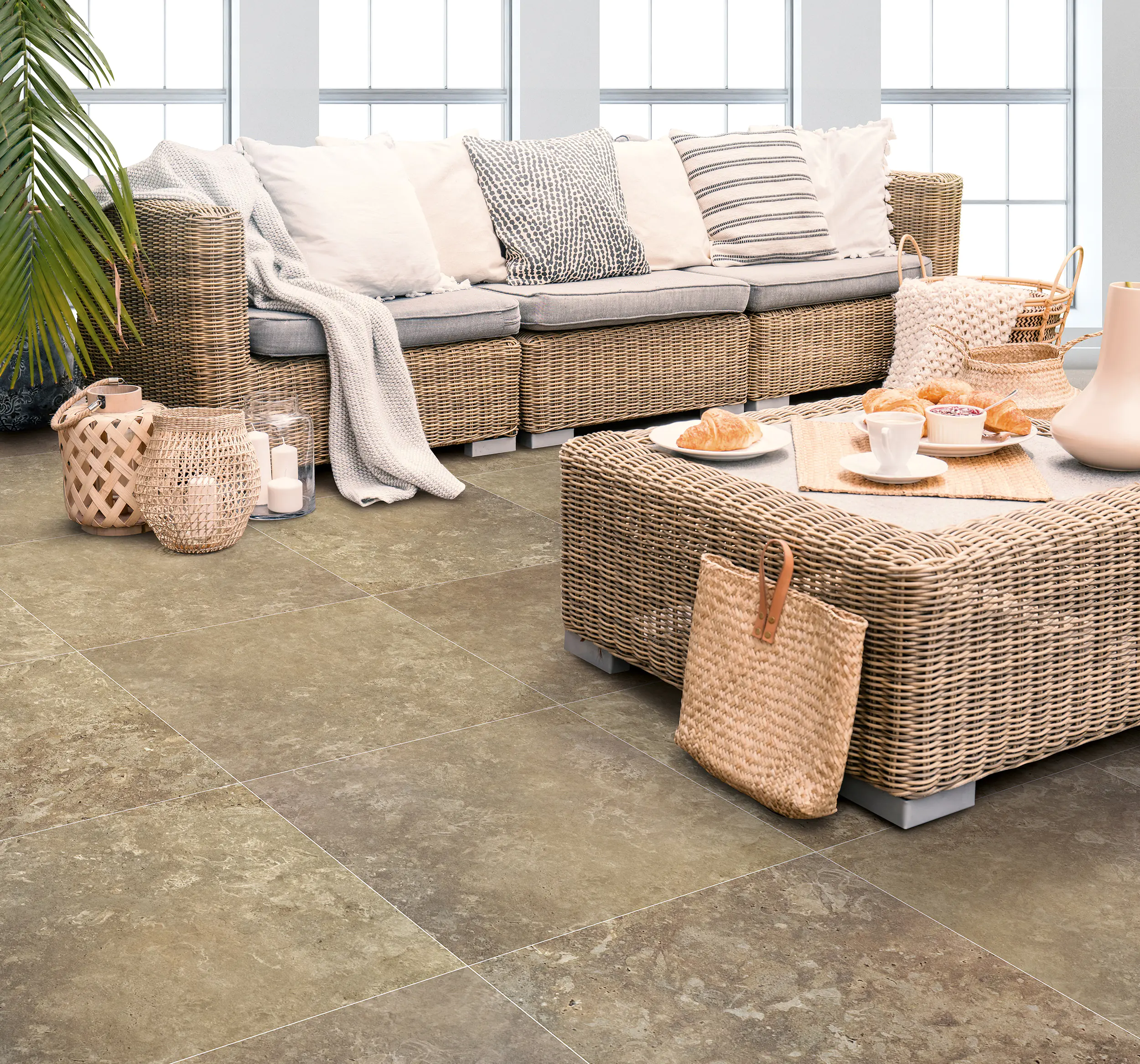 Bodenfliese Feinsteinzeug Travertino 60 x 60 cm cafe Bodenfliese Feinsteinzeug Travertino 60 x 60 cm cafe