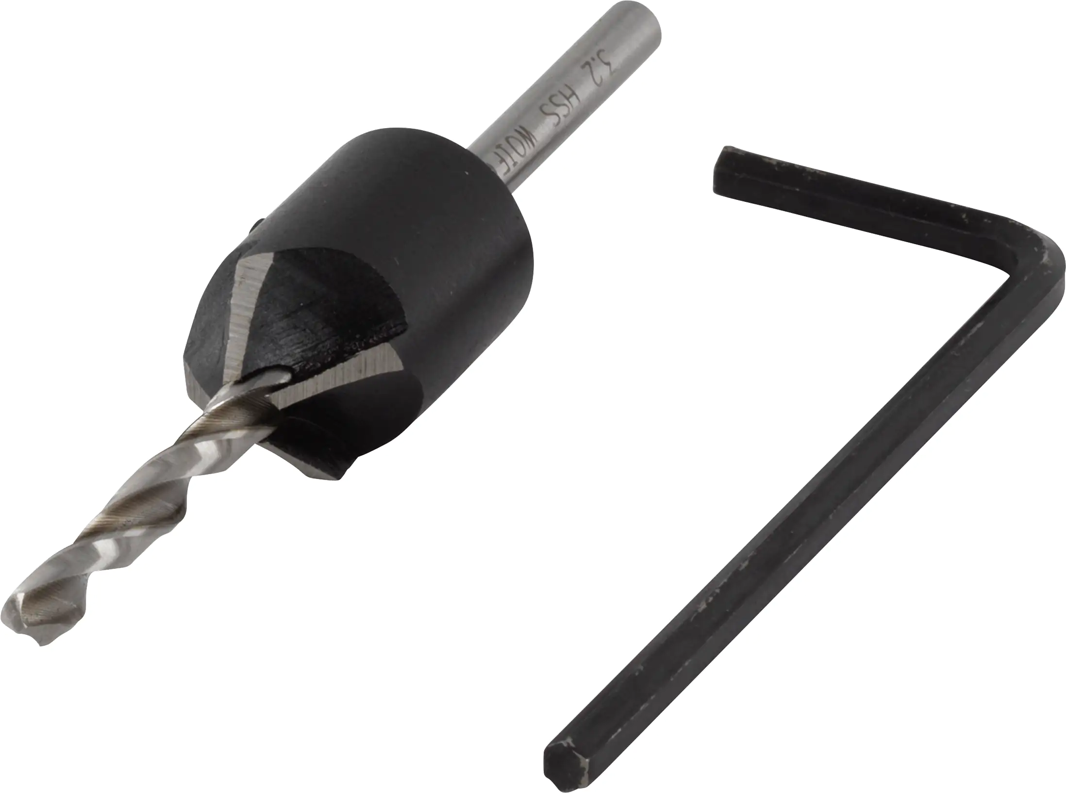 Wolfcraft Vorbohrer mit Senker 2498000 Ø 3,2 - 12 mm Rundschaft Wolfcraft Vorbohrer mit Senker 2498000 Ø 3,2 - 12 mm Rundschaft