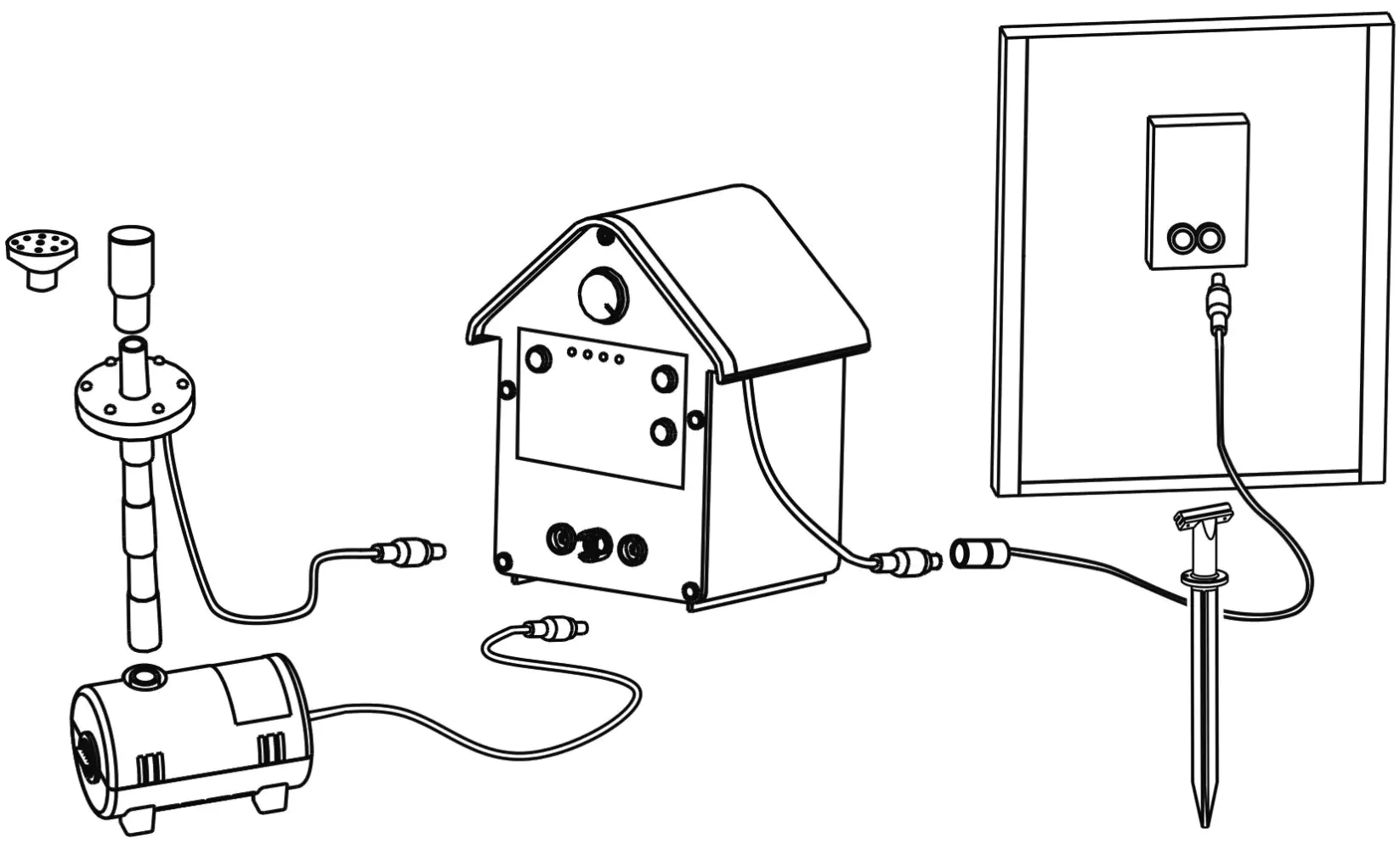 T.I.P. Solar-Teichpumpe SPS 800/12 Max. Fördermenge: 800 l/h, 8 W