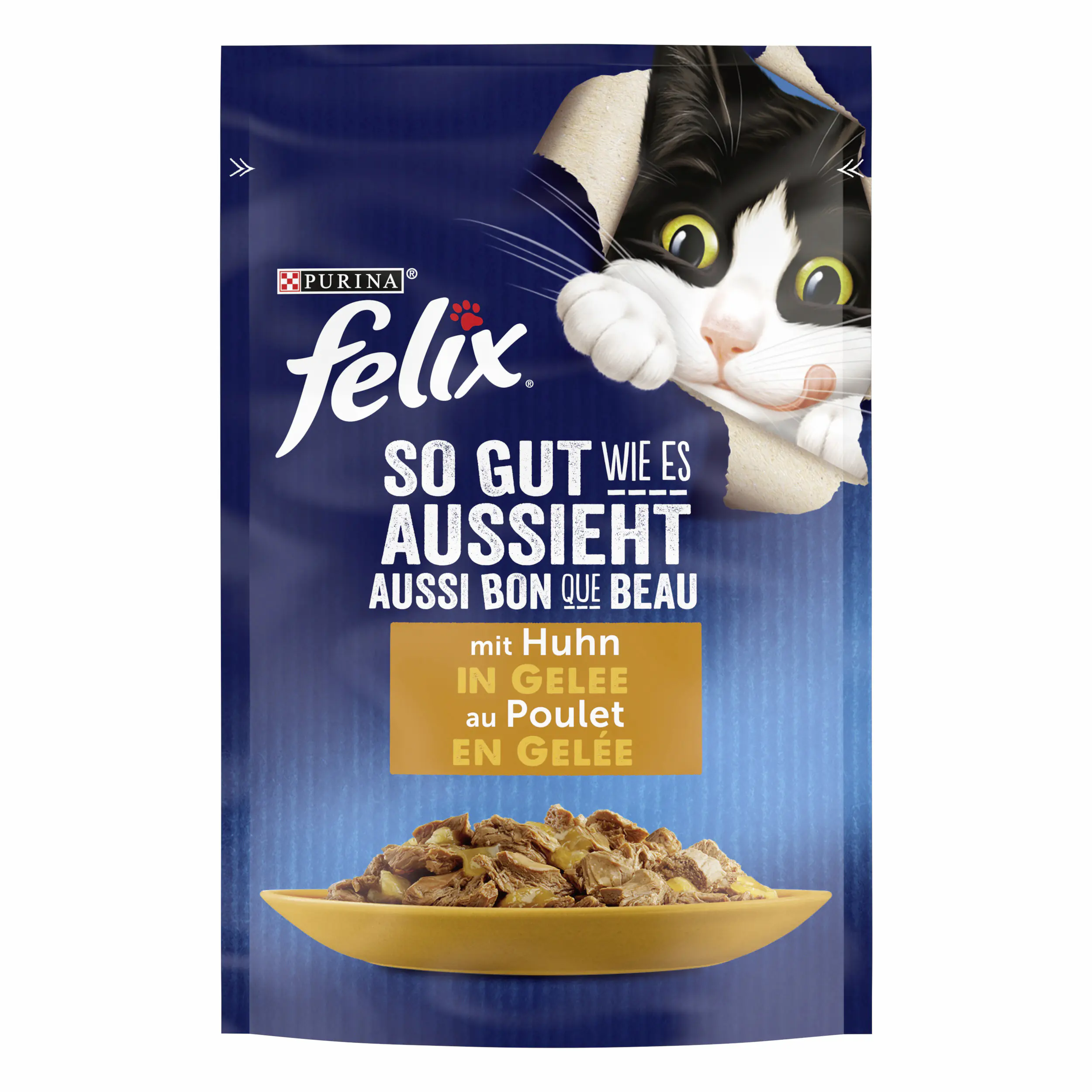 Felix So gut wie es aussieht in Gelee mit Huhn 85 g