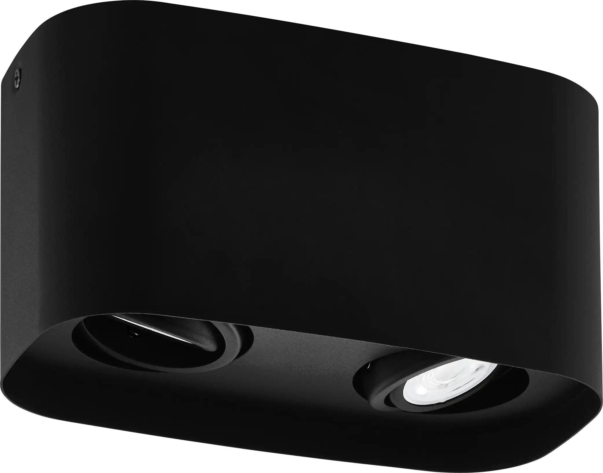 Eglo Connect LED Deckenleuchte Caminales-Z schwarz 2-flammig GU10 dimmbar