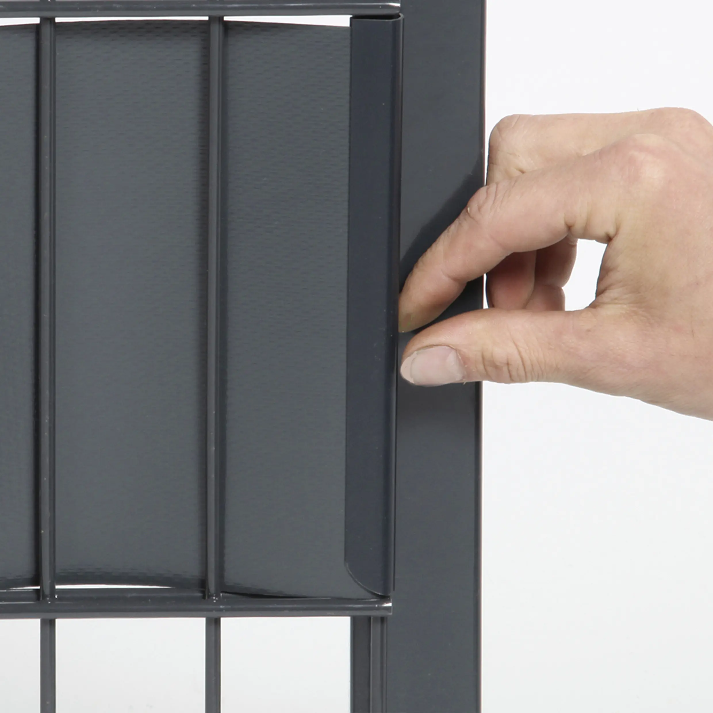 Floraworld Klemmschienen für Sichtschutzstreifen 24 cm - 25 Stk.