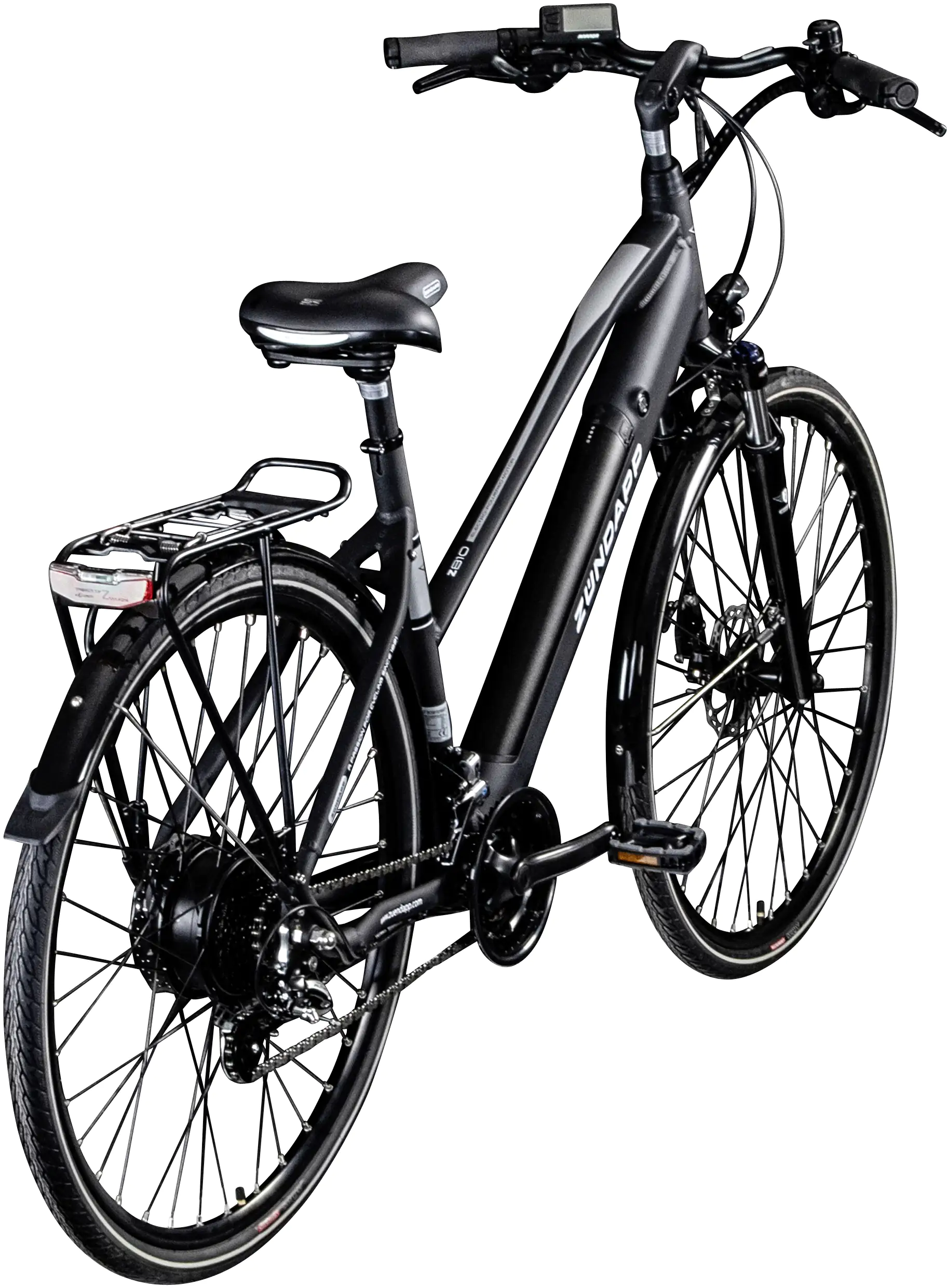 Zündapp E-Bike Trekking Z810 28 Zoll 24-Gang 417 Wh schwarz matt